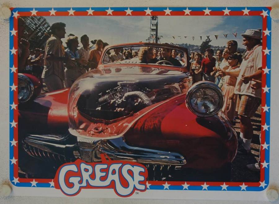 Grease original release german movie poster set